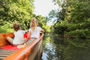 Kids Punting In Essex