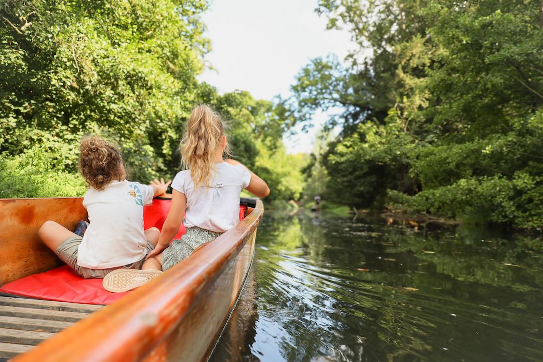 Kids Punting In Essex