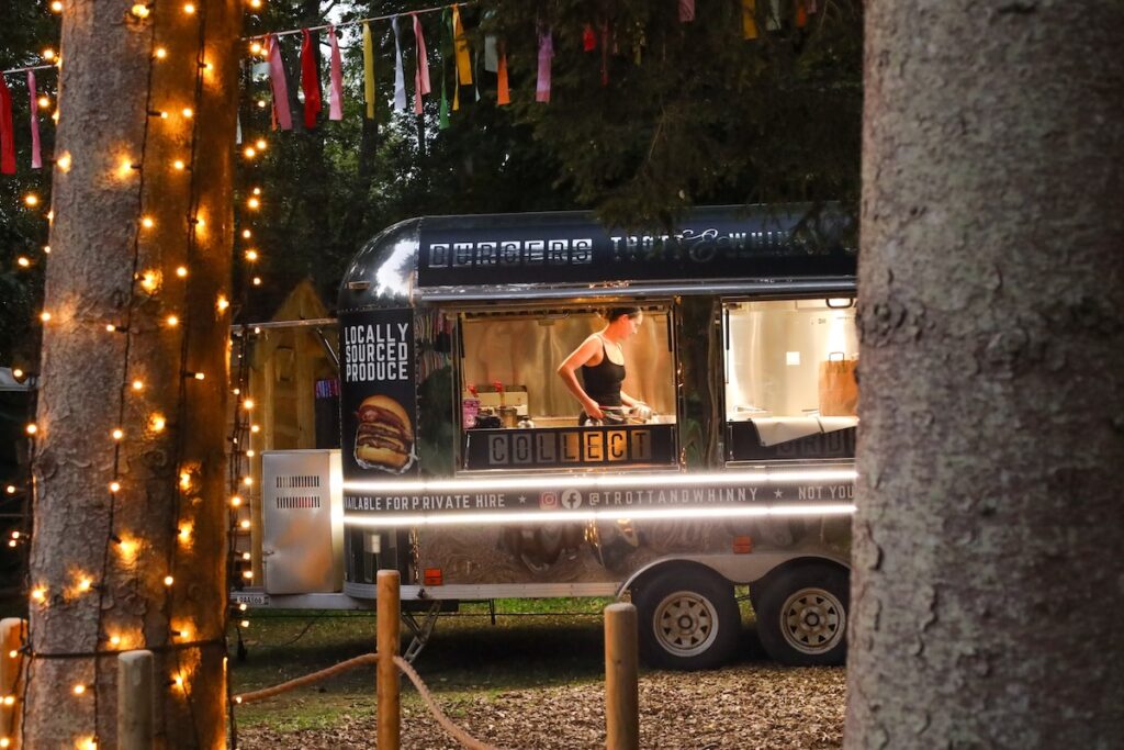 Trott & Whinny food truck at Rivernights event.